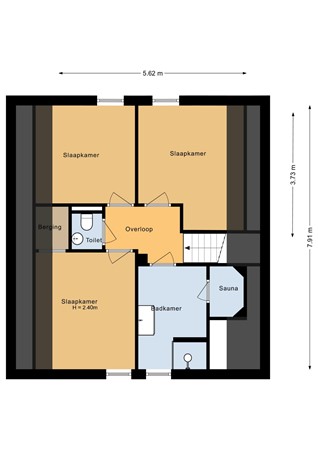 Floorplan - Laan van Cavelot 96, 4506 GB Cadzand
